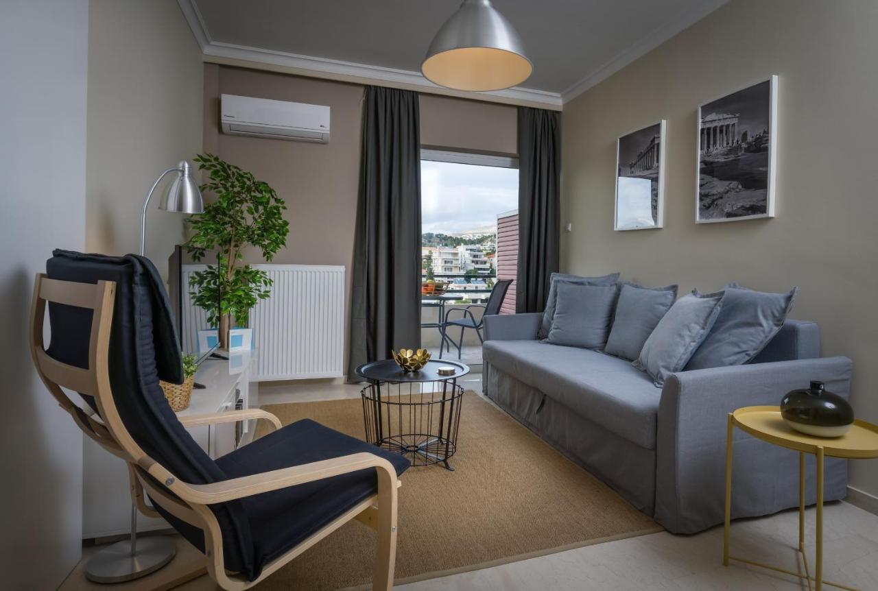 Apartment For 4 Ppl With Great View In アテネ エクステリア 写真