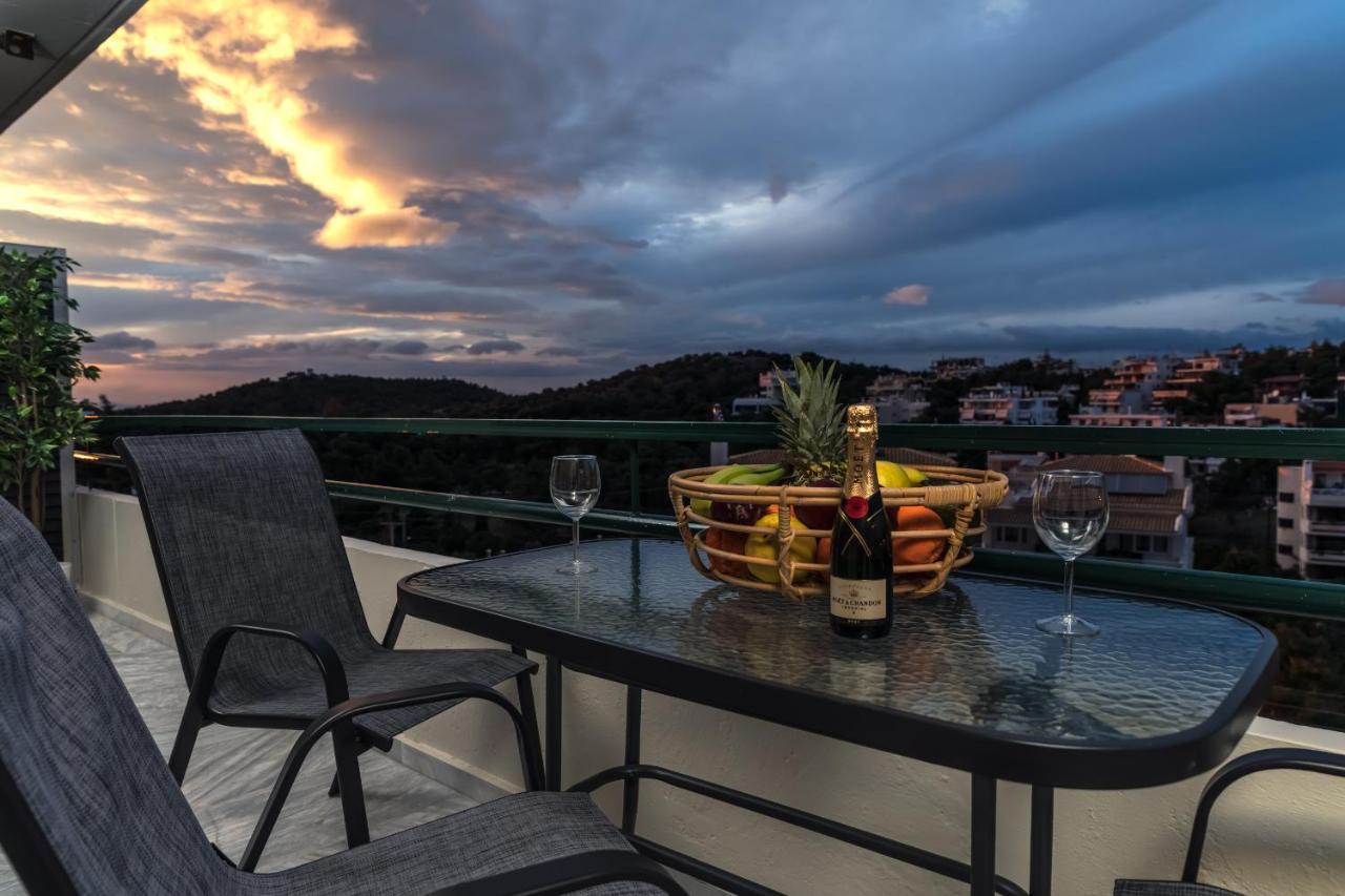 Apartment For 4 Ppl With Great View In アテネ エクステリア 写真